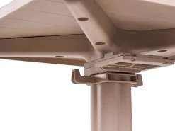 Barbord til have LEMNOS 60 cm 60 cm Beige