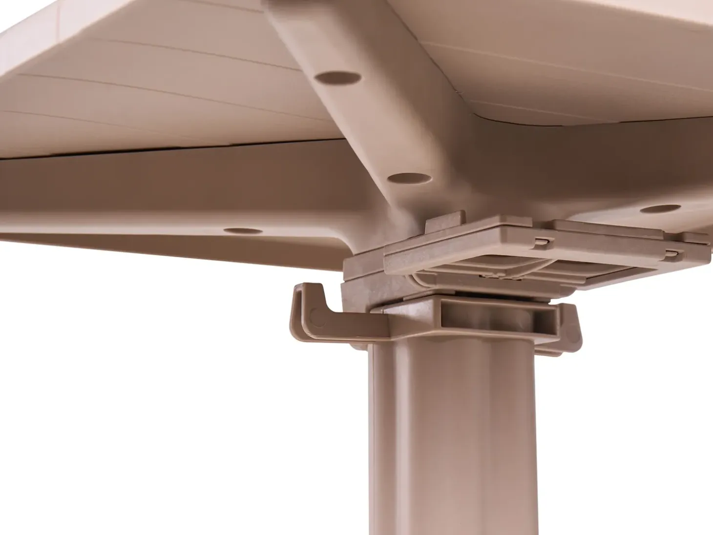 Barbord til have LEMNOS 60 cm 60 cm Beige