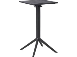 Barbord til have LEMNOS 60 cm 60 cm Sort