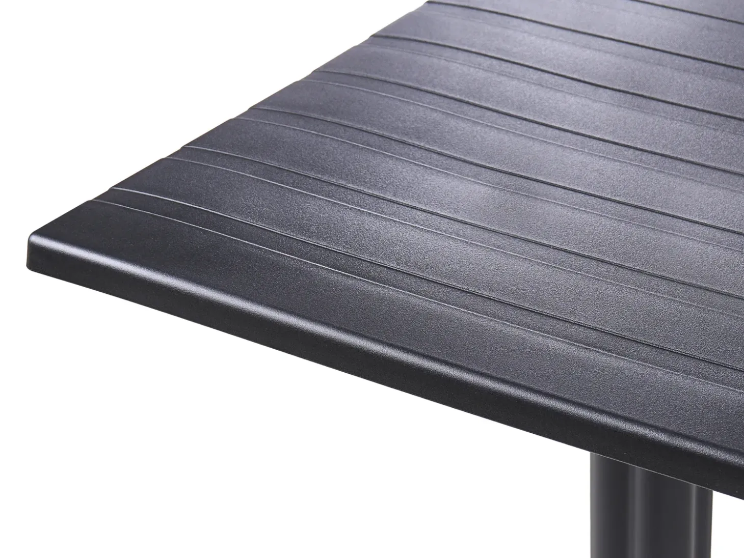 Barbord til have LEMNOS 60 cm 60 cm Sort