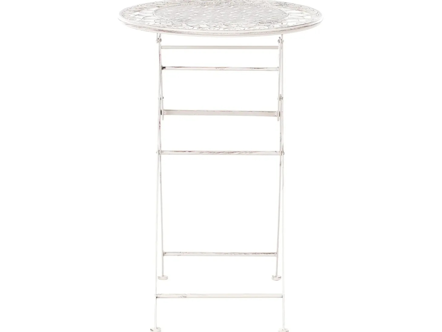 Barbord til have TRIESTE 60 cm 60 cm Metal Lys Beige