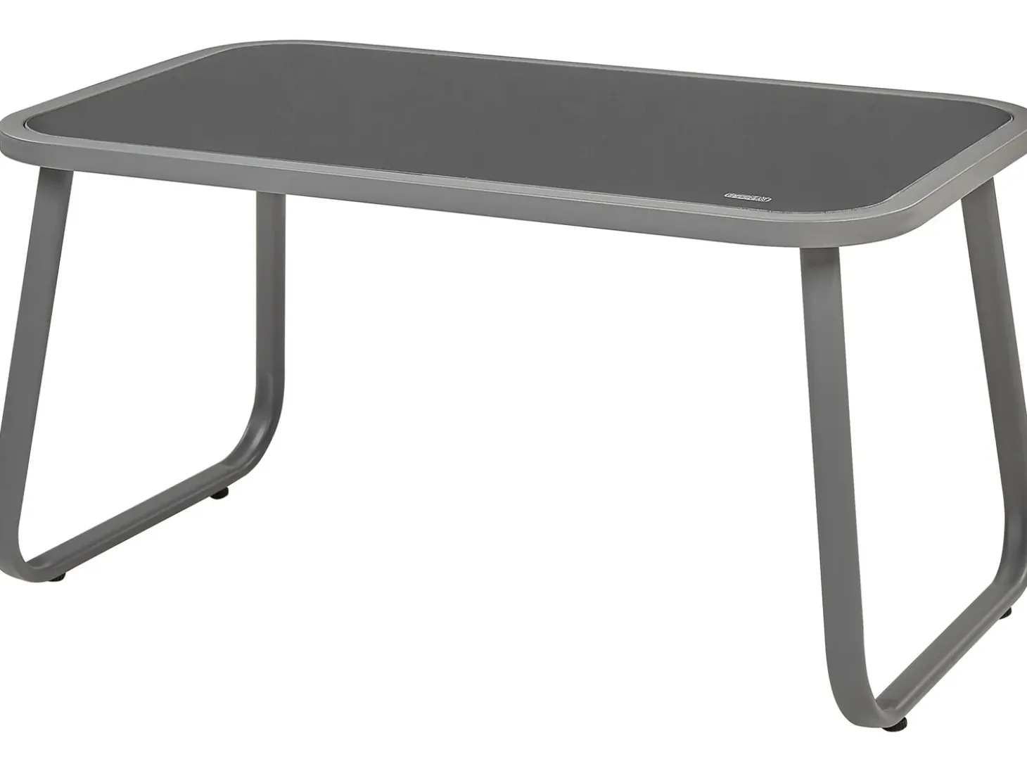 BARREA 4 personers Loungesæt med bord Grå Metal