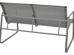 BARREA 4 personers Loungesæt med bord Grå Metal