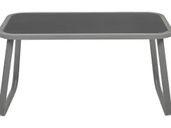 BARREA 4 personers Loungesæt med bord Grå Metal
