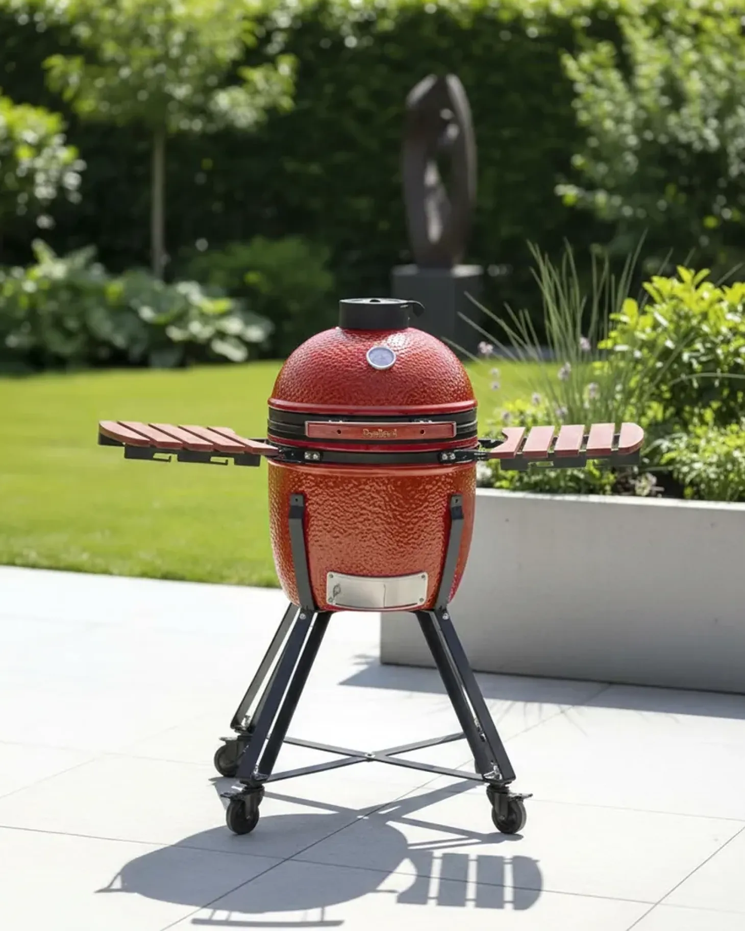 BBQ kulgrill KAMADO Keramik Rød