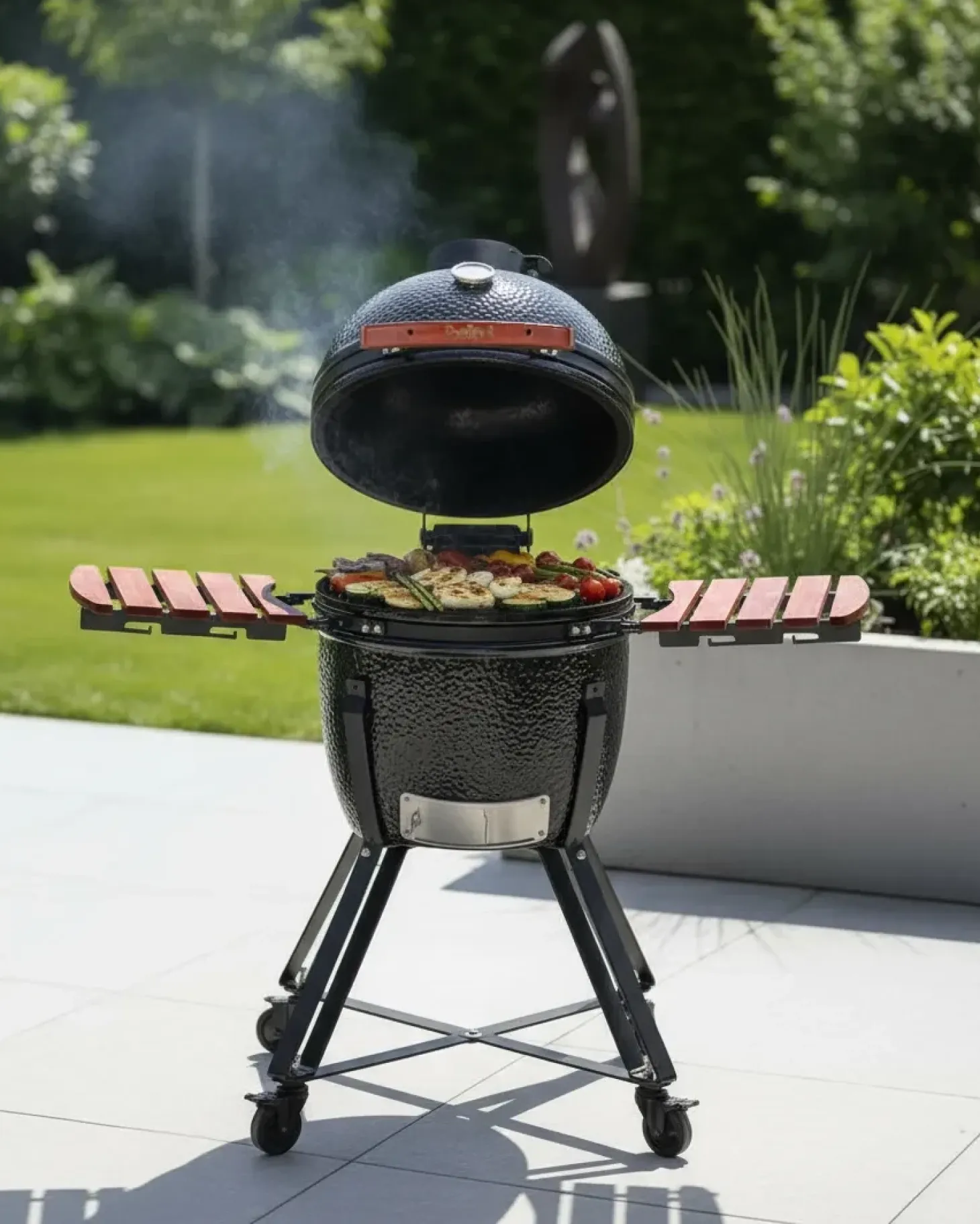 BBQ kulgrill KAMADO Keramik Sort