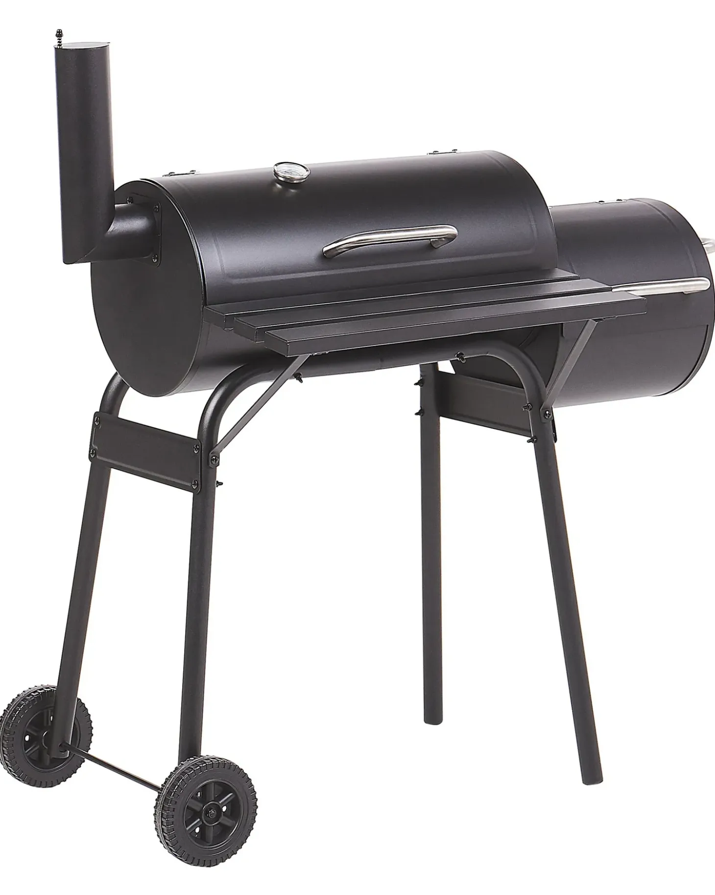 BBQ kulgrill KATLA med rygeovn Metal Sort