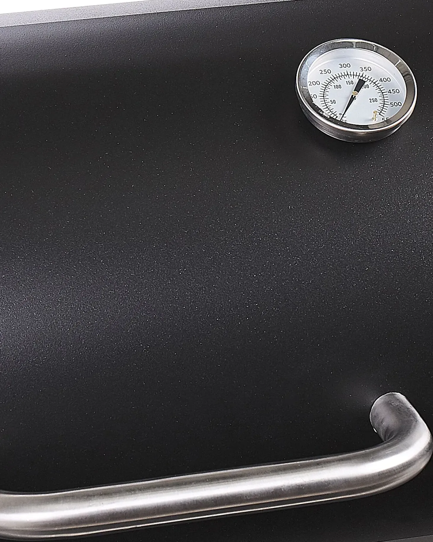 BBQ kulgrill KATLA med rygeovn Metal Sort