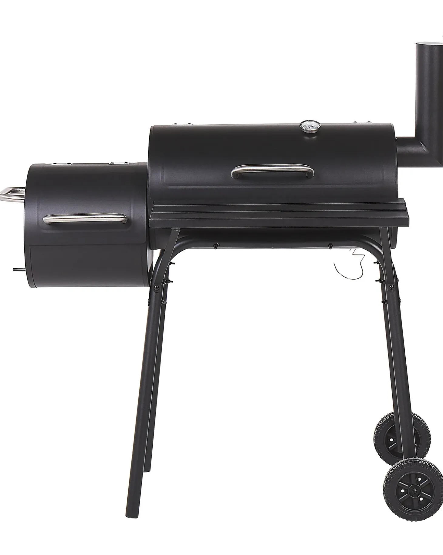 BBQ kulgrill KATLA med rygeovn Metal Sort