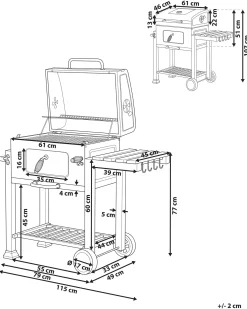 BBQ kulgrill PAVLOF Metal Sort