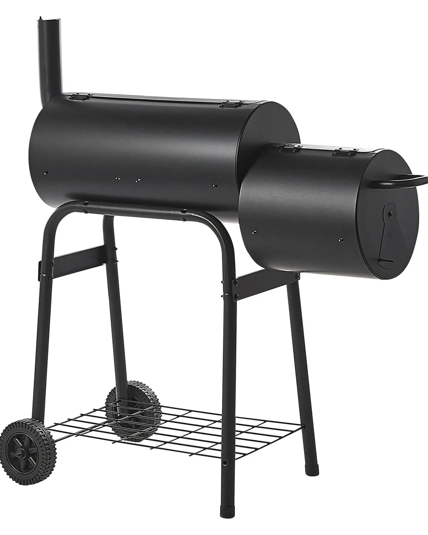 BBQ kulgrill SATAH med rygeovn Metal Sort