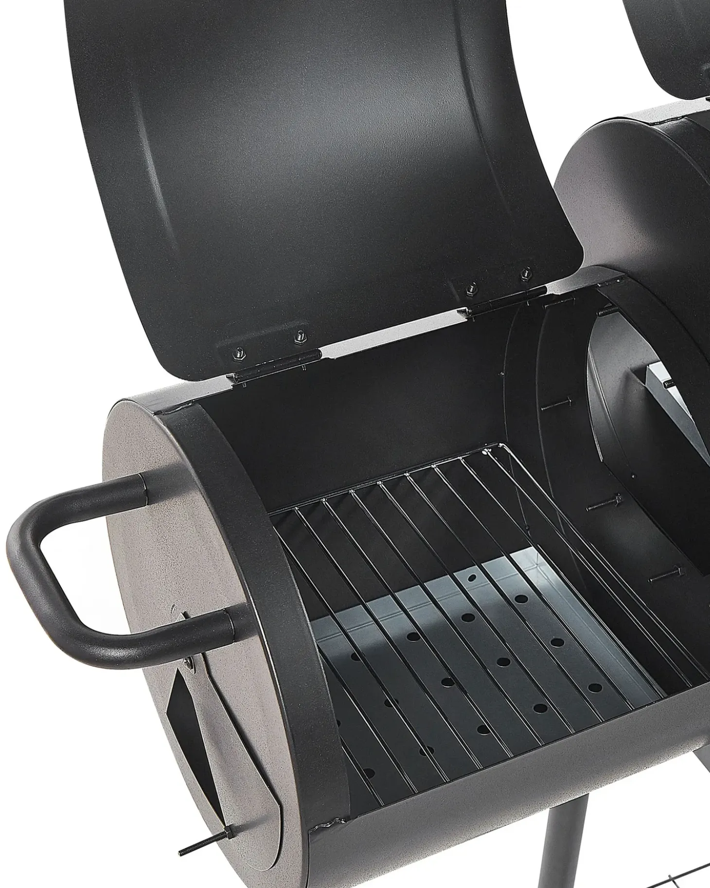 BBQ kulgrill SATAH med rygeovn Metal Sort