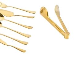 Bestiksæt med 7 dele ZITI Guld