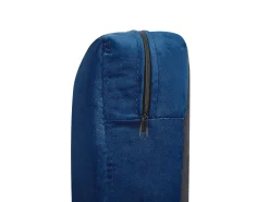 Betræk til lænestol BERNES Velour Navy Blå