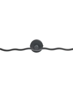 Billede og spejl LED-lys AILETTE Metal Sort