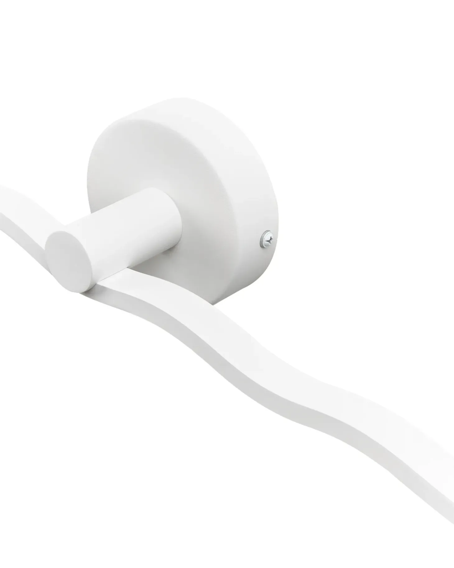 Billede og spejl LED-lys AILETTE Metal Hvid