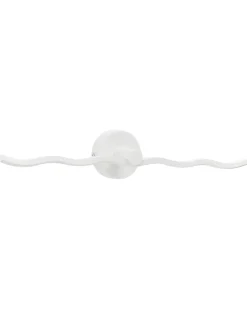 Billede og spejl LED-lys AILETTE Metal Hvid