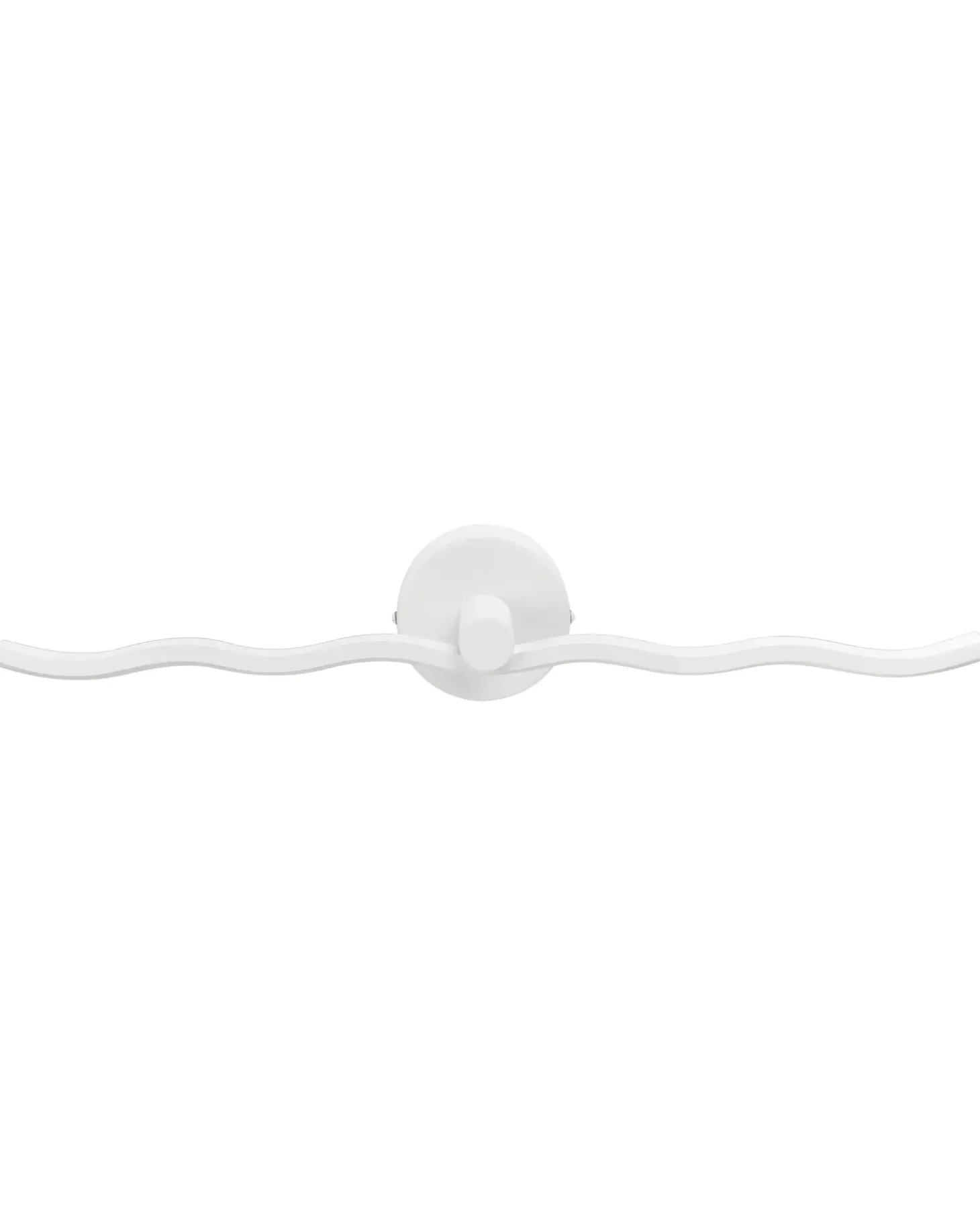 Billede og spejl LED-lys AILETTE Metal Hvid