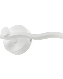 Billede og spejl LED-lys AILETTE Metal Hvid