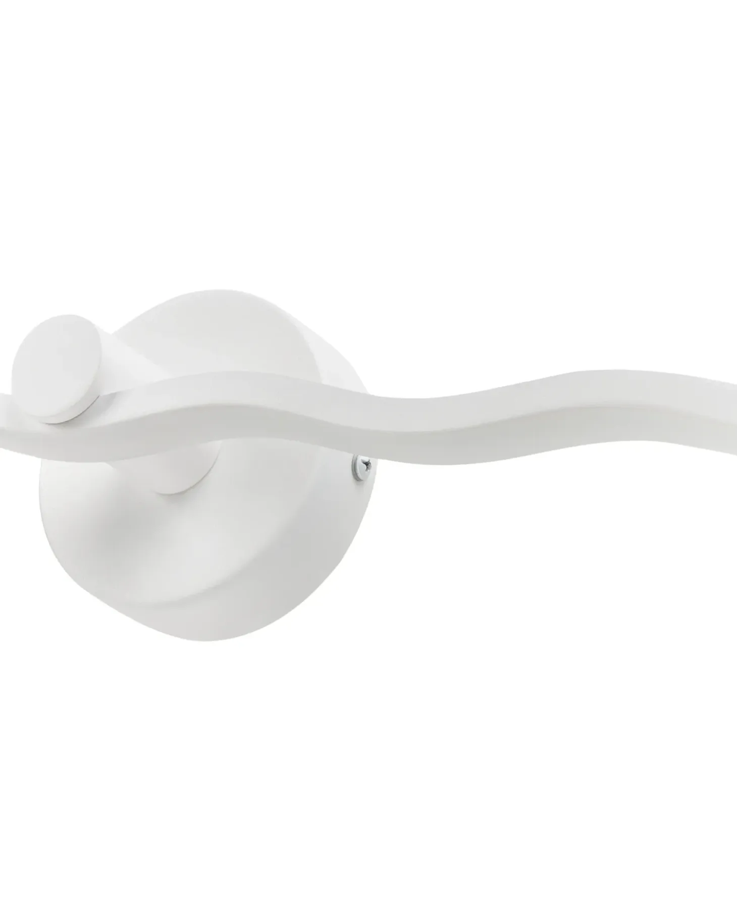 Billede og spejl LED-lys AILETTE Metal Hvid