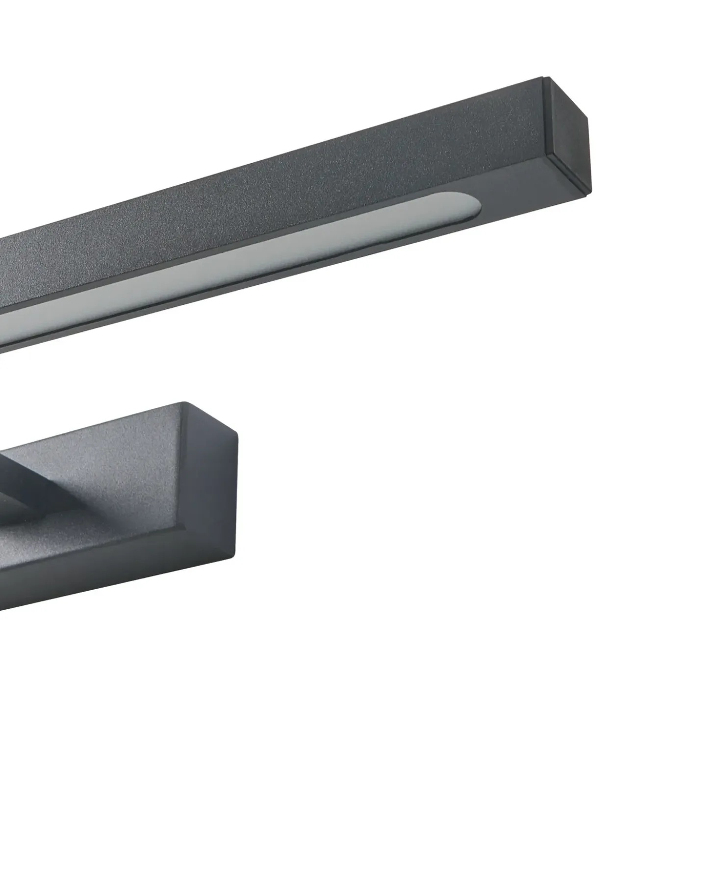 Billede og spejl LED-lys ARROS Metal Sort