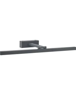 Billede og spejl LED-lys ARROS Metal Sort