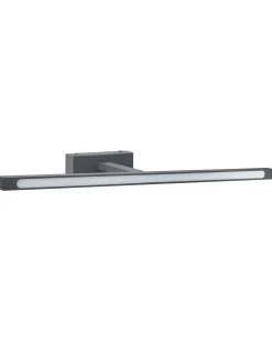 Billede og spejl LED-lys ARROS Metal Sort