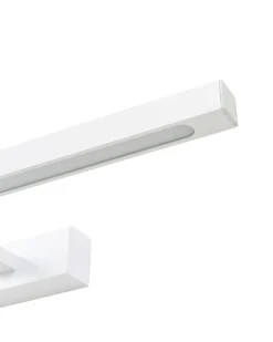 Billede og spejl LED-lys ARROS Metal Hvid