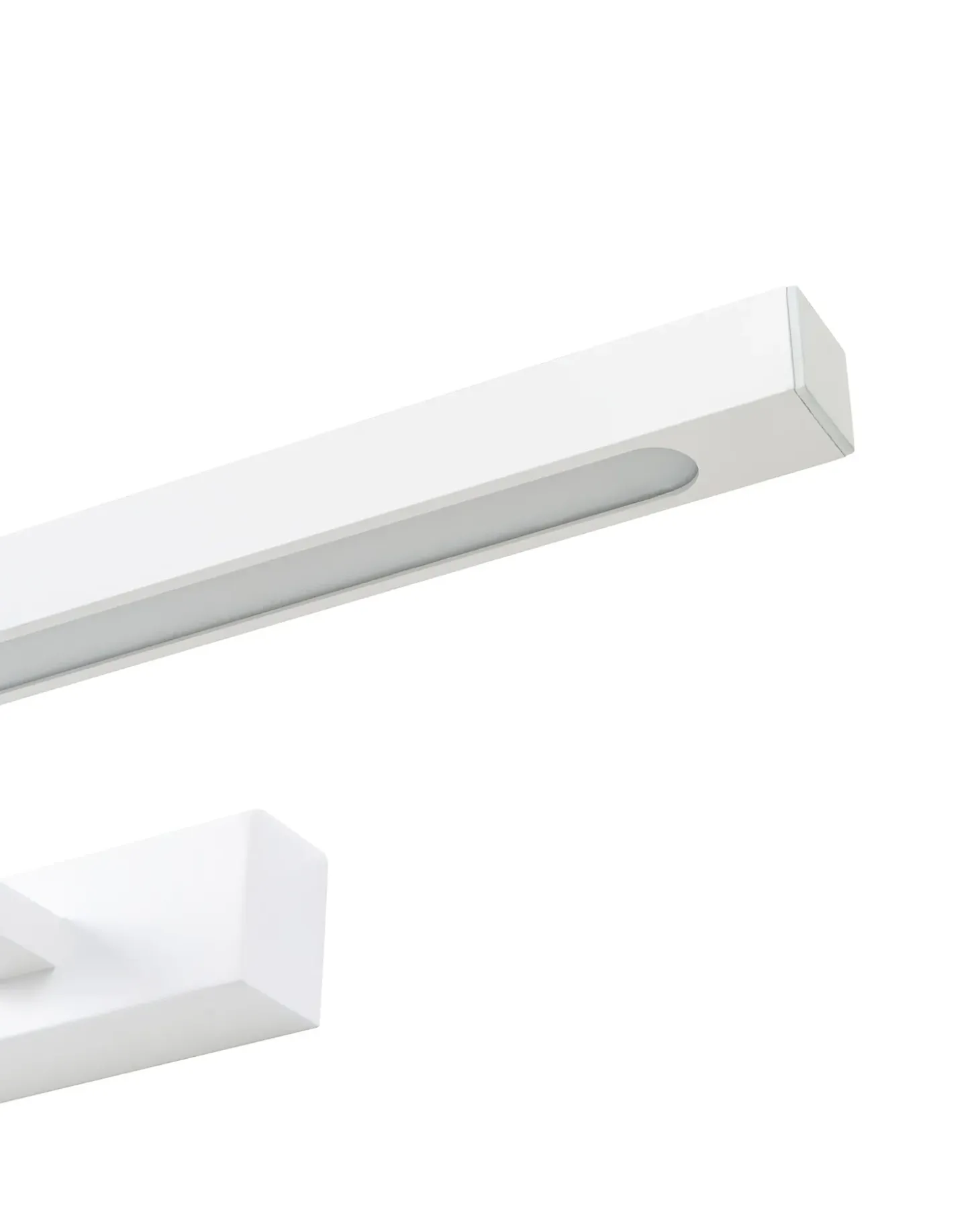 Billede og spejl LED-lys ARROS Metal Hvid