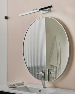 Billede og spejl LED-lys ARROS Metal Sølv
