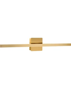 Billede og spejl LED-lys MARIZ Metal Guld