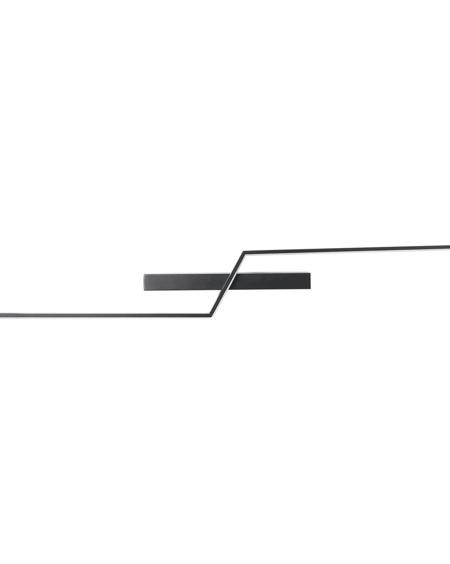 Billede og spejl LED-lys NOCEDA Metal Sort