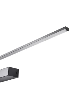 Billede og spejl LED-lys NOCEDA Metal Sort