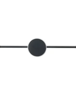 Billede og spejl LED-lys OTHAIN Metal Sort
