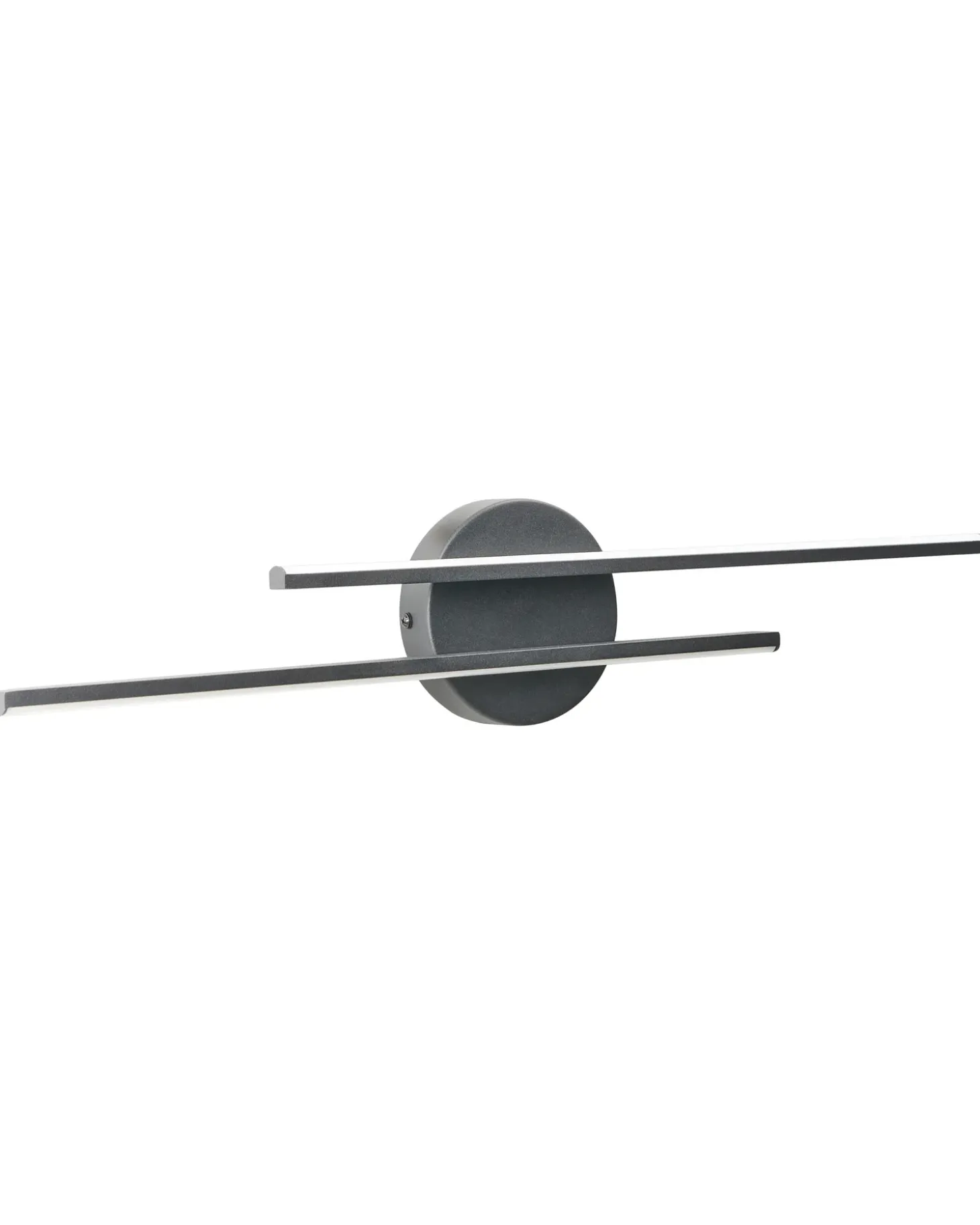 Billede og spejl LED-lys TOUQUES Metal Sort