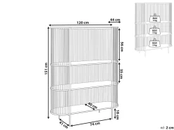 BIRSON 151 cm Sort