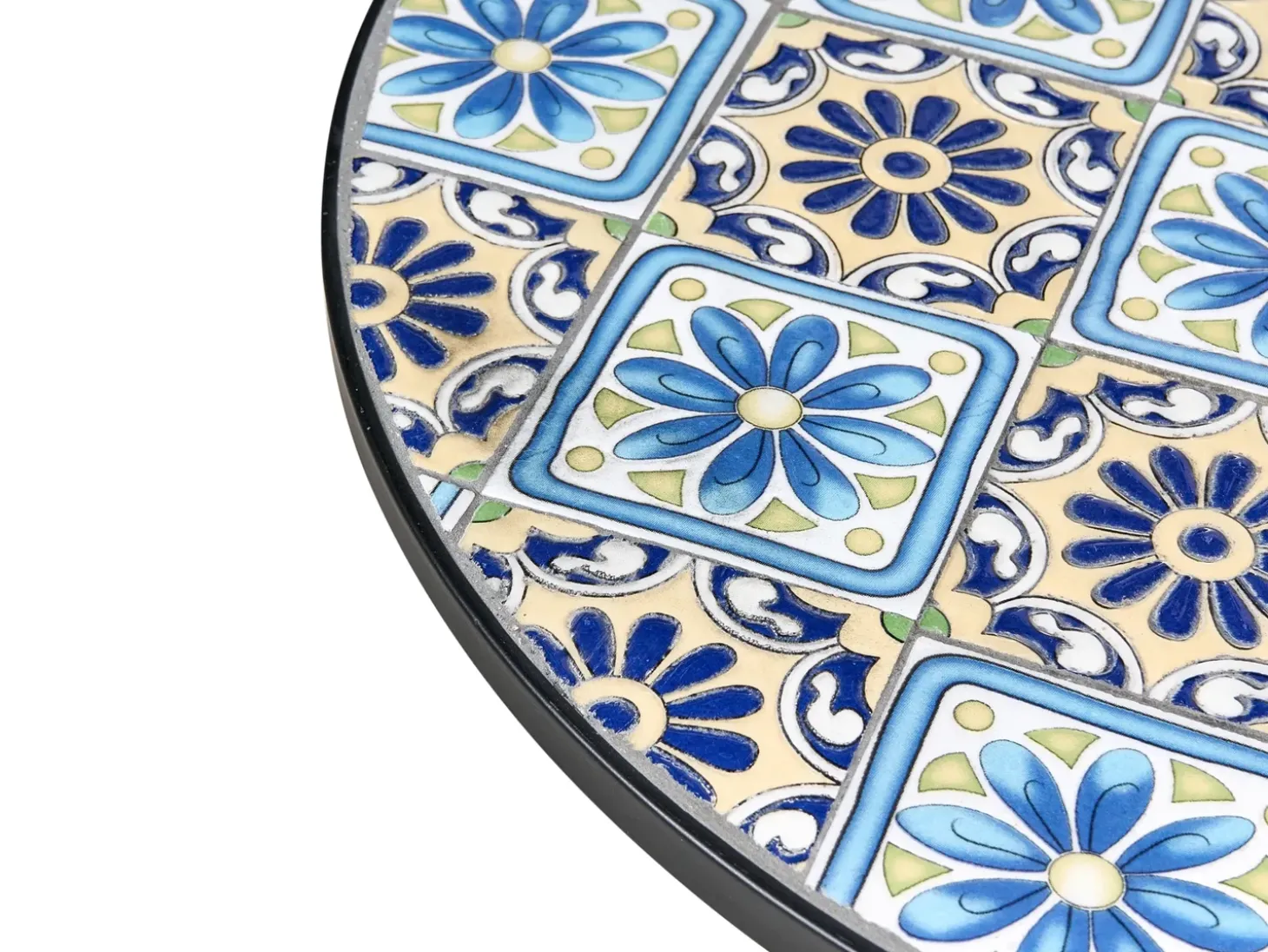 Bistro bord AGGIUS 60 cm 60 cm Metal Sort
