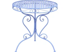 Bistro bord ALBINIA 70 cm 70 cm Metal Blå
