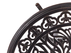 Bistro bord ANDALO 68 cm 68 cm Metal Brun