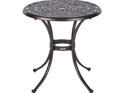 Bistro bord ANDALO 68 cm 68 cm Metal Brun