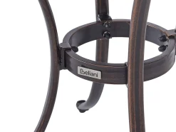 Bistro bord ANDALO 68 cm 68 cm Metal Brun