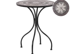Bistro bord CARIATI 60 cm 60 cm Sort