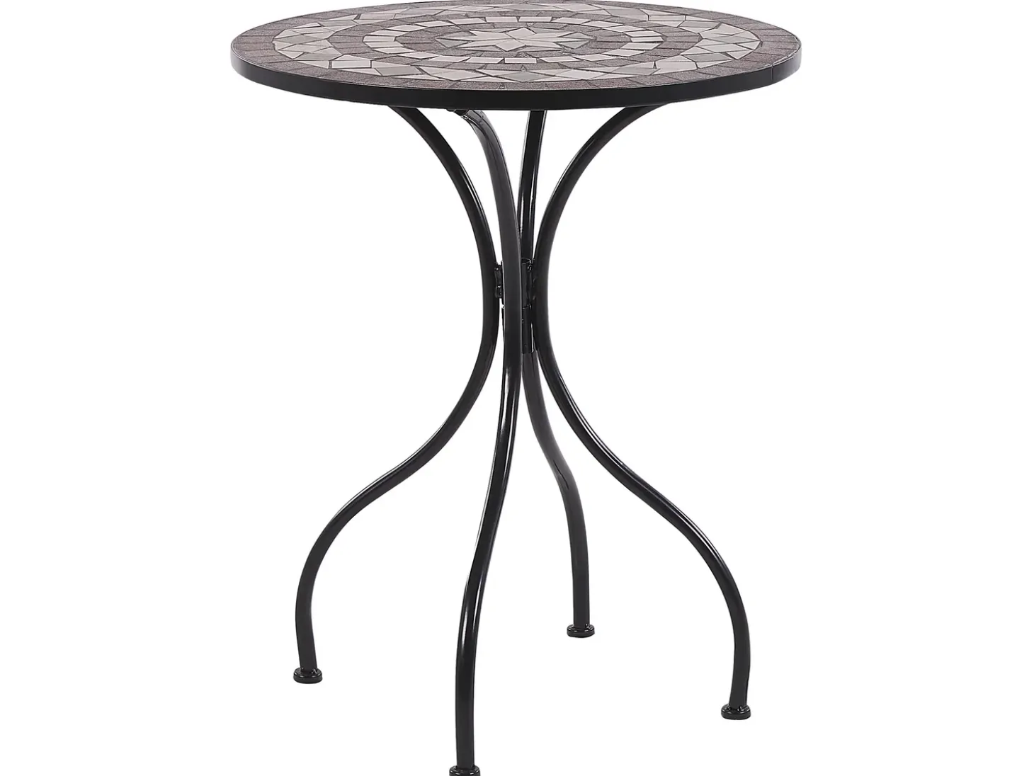 Bistro bord CARIATI 60 cm 60 cm Sort