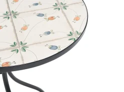 Bistro bord CARONA 60 cm 60 cm Metal Sort
