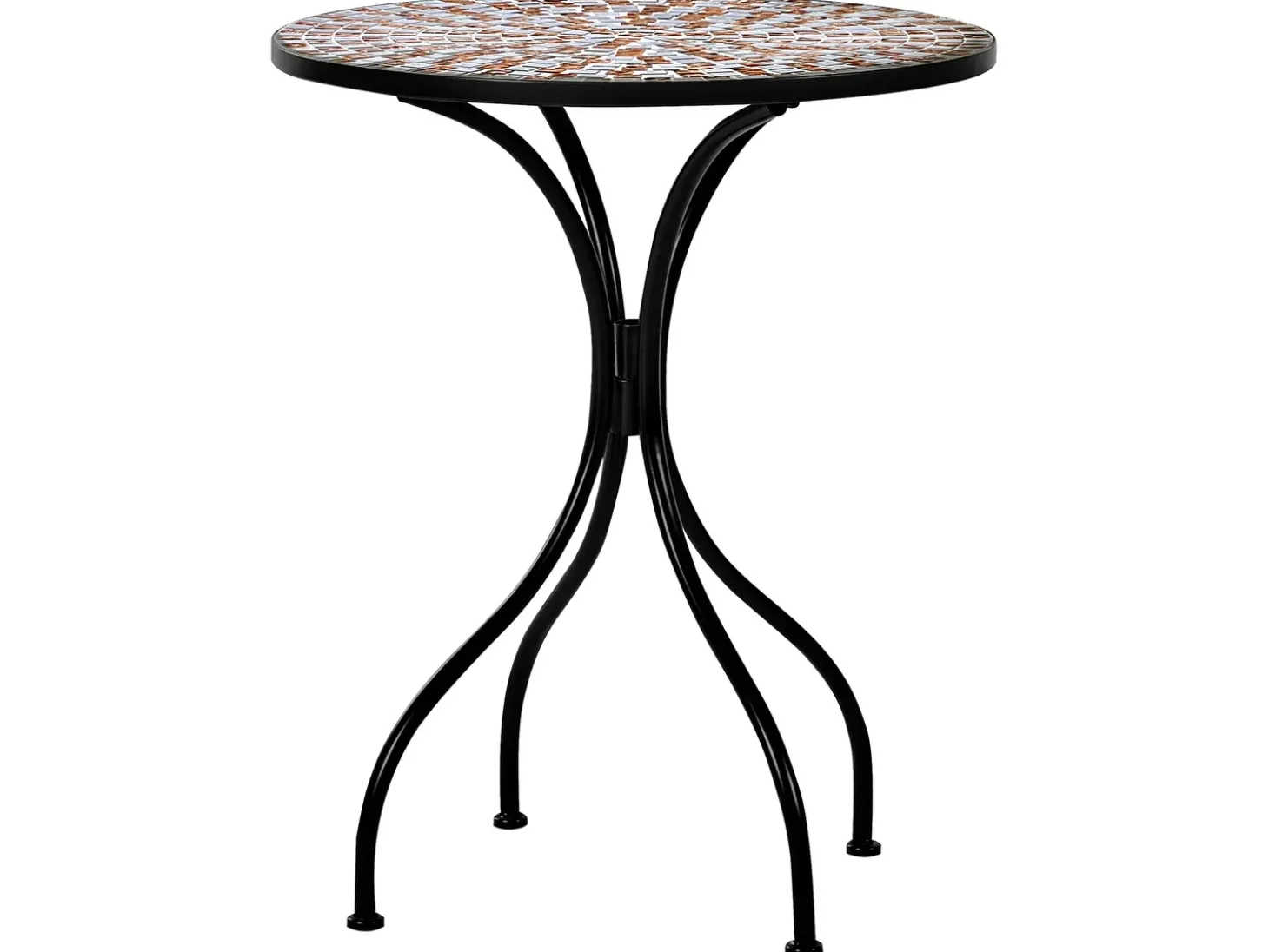 Bistro bord CARPINO 60 cm 60 cm Sort