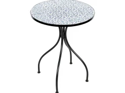 Bistro bord CHAPECO 60 cm 60 cm Metal Sort