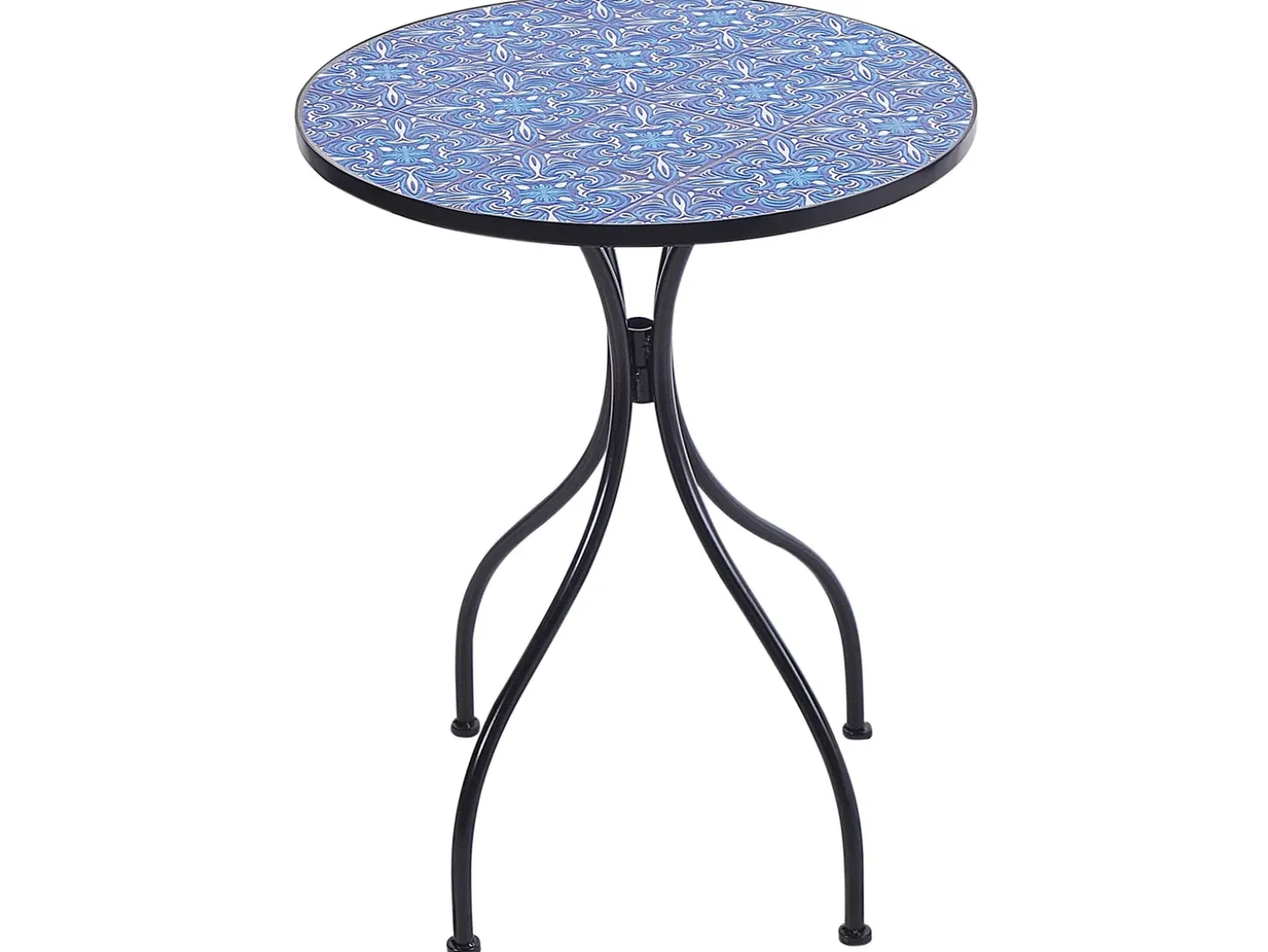 Bistro bord CIGLIANO 60 cm 60 cm Metal Sort