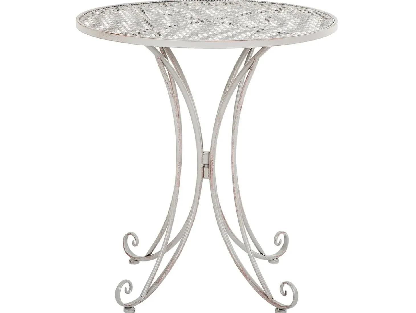 Bistro bord CILENTO 71 cm 71 cm Metal Grå