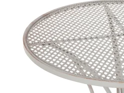 Bistro bord CILENTO 71 cm 71 cm Metal Grå