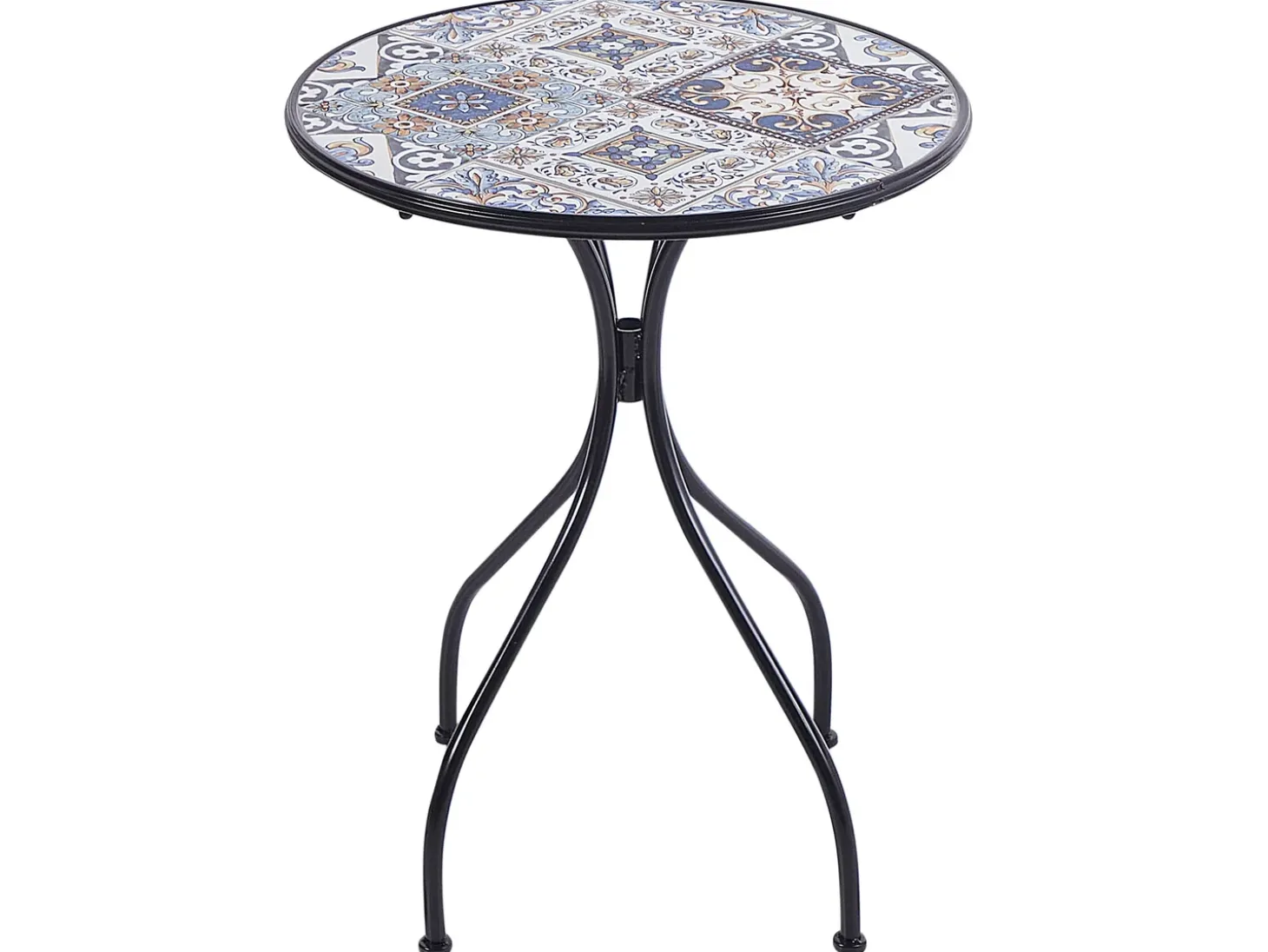 Bistro bord CIVITA 60 cm 60 cm Metal Sort